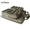 Tourbon Military Army Tactical Pistol Carrying Case Handgun Bag Nylon Hunting Shooting